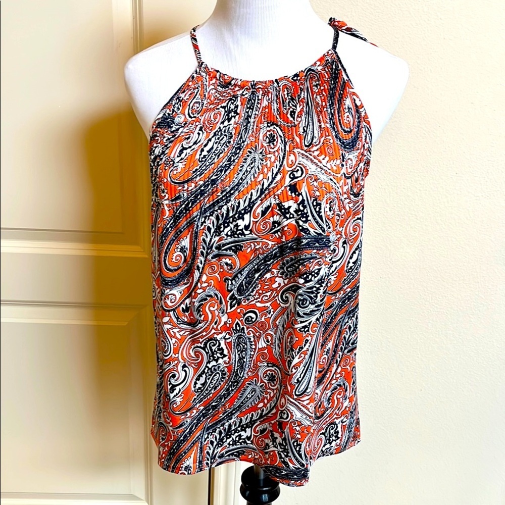 NWOT Ann Taylor paisley top